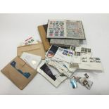 A COLLECTION OF GREAT BRITAIN AND WORLD STAMPS including stock books with unused blocks, and other