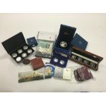 GREAT BRITAIN, THE ROYAL MINT, a collection of Royal Commemorative silver proof coins and other