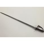 A LATE VICTORIAN ROYAL ARTILLERY OFFICERS SWORD, 40.5"