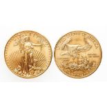 AMERICA, FIFTY DOLLARS, 2009. One oz fine gold. Liberty standing, eagle on reverse. UNC. (one coin)
