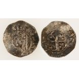 NORMAN, STEPHEN, 1135-54 A.D. PENNY. Watford type. Bust right holding sceptre on obverse, cross