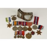 A GREAT WAR LONG SERVICE MEDAL GROUP, (1852832 SJT. C.E. HILIMAN. R.E.), with miniatures, a group of
