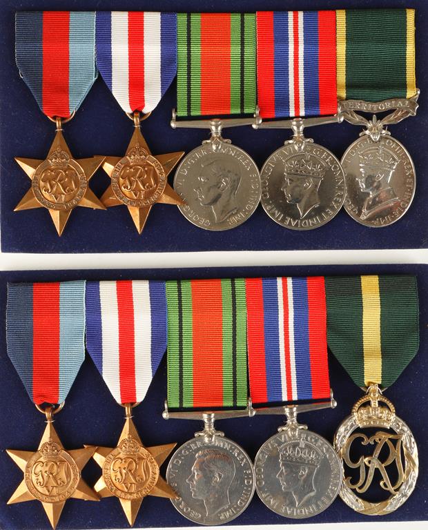A SECOND WORLD WAR TERRITORIAL MEDAL GROUP, awarded to Sergeant A. L. Rees, Royal Engineers (