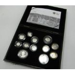 GREAT BRITAIN, The Royal Mint, silver proof coin year set, 2009, including the Kew Gardens