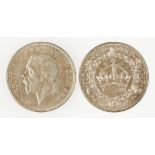 GEORGE V, 1910-36. CROWN, 1933. Bare head, crown within wreath on reverse. AEF. (one coin)