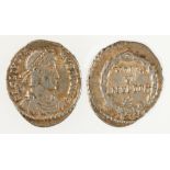 JULIAN II, 360-363 A.D. AR SILIQUA. Draped bust right, 'FL CL IVLIANVS PP AVG' on obverse, 'VOTIS