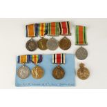 TWO GREAT WAR PAIR AND CONSTABULARY MEDAL GROUPS, War and Victory (169627 GNR. L.E. SEARS. R.A.),