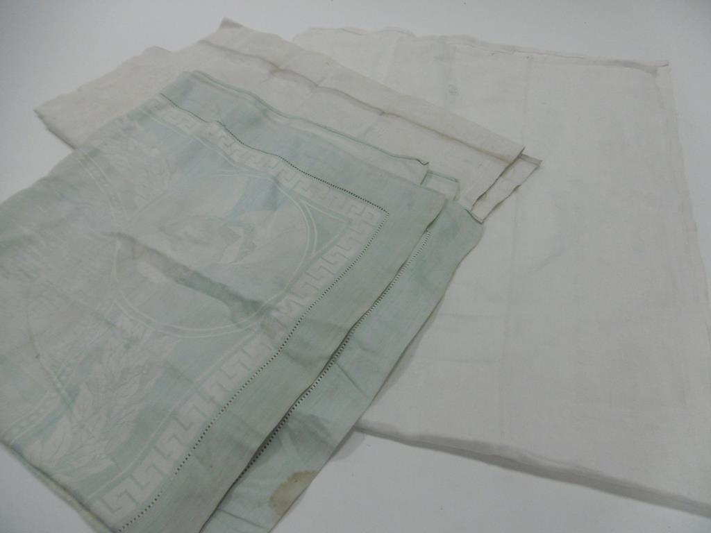 A SILK CLOTH, 'Dr. Ing. Graf Zepplin, 1908', and two other Zepplin related silk cloths (3)