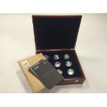 GREAT BRITAIN, The Royal Mint, The History of The RAF silver proof crown collection, in fitted