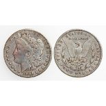 AMERICA, SILVER 'MORGAN' DOLLAR, 1904 S. Head left, eagle on reverse. AVF. (one coin)