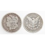 AMERICA, SILVER 'MORGAN' DOLLAR, 1880 CC. Head left, eagle on reverse. GF. (one coin)