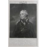 TWO 18TH/19TH CENTURY ENGRAVINGS "Sir Edward Berry" engraved by G. Keating, published 1799, and