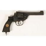 A DEACTIVATED SECOND WORLD WAR OFFICERS REVOLVER, Webley M K IV Service, with deactivation