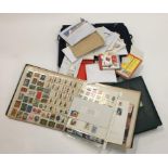 A COLLECTION OF GREAT BRITAIN AND WORLD STAMPS contained in stock books and loose, and a selection