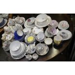 Crown Ducal part teaset, Paragon teaware and other teaware and china