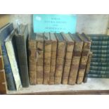 An early 19th century set of eight volumes 'History of the Roman Empire' by Gibbon, a set of 'The