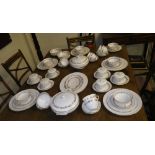A quantity of Royal Tuscan 'Golden Heritage' design white and gilt decorated dinnerware