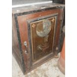 A large cast-iron safe (key in office)