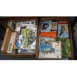 A collection of Vintage matchbox and Airfix model kits