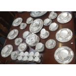 A quantity of Indian tree dinner ware