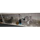 A quantity of glassware