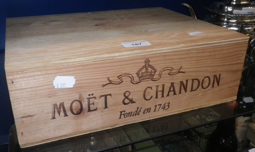 A SEALED CASE OF MOET & CHANDON BRUT IMPERIALE, probably three bottles