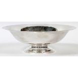WORDEN-MUNNIS CO. STERLING FOOTED BOWL, MID 20TH  C., DIA 11": A sterling footed centerpiece  bowl,