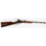 SHARPS, 1855 NEW MODEL, 'SRC' CARBINE, .52 CAL.,  C1855, L 22" BBL., 71?86: Sharps New Model 1855