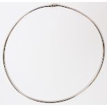14KT WHITE GOLD CHAIN NECKLACE, L 18": Well  made. Weighs approximately 14 grams.