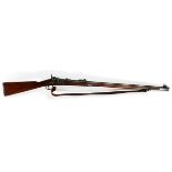 SPRINGFIELD MODEL 1884, .45-70 CAL., 'TRAP DOOR'  RIFLE, C1885, L 32" BBL., #230065: having a 32