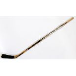 DOUG BROWN GAME USED HOCKEY STICK: A Sher-Wood  P.M.P. 7000 hockey stick, "Brown 17" stamped in