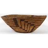 PIMA NATIVE AMERICAN WOVEN BOWL, H 5", DIA 16": Beautifully designed with an extremely tight