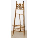 BAMBOO EASEL, 20TH C., H 61", W 21":