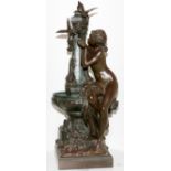 MATHURIN MOREAU [FRENCH, 1822-1912] BRONZE SCULPTURE: Signed at the base, featuring the Susse