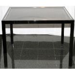 DESIGN INSTITUTE OF AMERICA DINING TABLE, MODERN, H 30", L 42", D 40": Raised on straight legs,