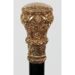 GOLD-FILLED WALKING STICK, 1898:  Presented to  Dr. G. M. Waddick by his associates, the Park