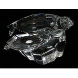 SWAROVSKI 'SAVE ME' CRYSTAL FIGURE OF SEALS, L  4":  The figurine "Save Me" the Seals, from the  "