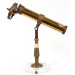 CORKI WEEKS PARLOR KALEIDOSCOPE/TELESCOPE H 13":   Mounted on an onyx base. Table style. Corki