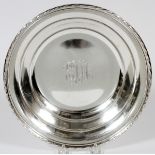 TOWLE STERLING BOWL, DIA 10'':  A round sterling  silver bowl with engraved EDA script monogram