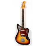 RANDY TRAVIS AUTOGRAPHED, 1965 FENDER 'JAGUAR', ELECTRIC GUITAR, #L28138, L 39" Fender 'Jaguar'