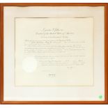 LYNDON B. JOHNSON, APPOINTMENT DOCUMENT, 1965, H 16", W 18" Document signed 3-4-1965. Appointment