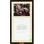 PRESIDENT RICHARD M. NIXON, SIGNED TYPE WRITTEN 'OATH OF OFFICE', DOCUMENT, 1969, H 17", W 8"