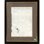 ANDREW JACKSON SIGNED PATENT DOCUMENT, 1830, H 14", W 10" Printed patent letter, witness Elijah