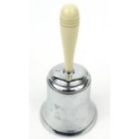 Dunhill table lighter in the form of a bell, 16cm tall : FOR CONDITION REPORTS AND TO BID LIVE VISIT