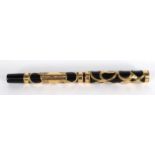 Parker gold metal overlay fountain pen : FOR CONDITION REPORTS AND TO BID LIVE VISIT WWW.