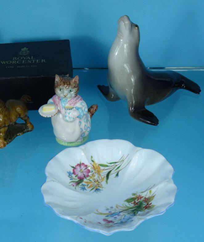 Collectable china including Royal Doulton Snowman, USSR animals, Sylvac dogs, etc : For Condition - Image 2 of 6