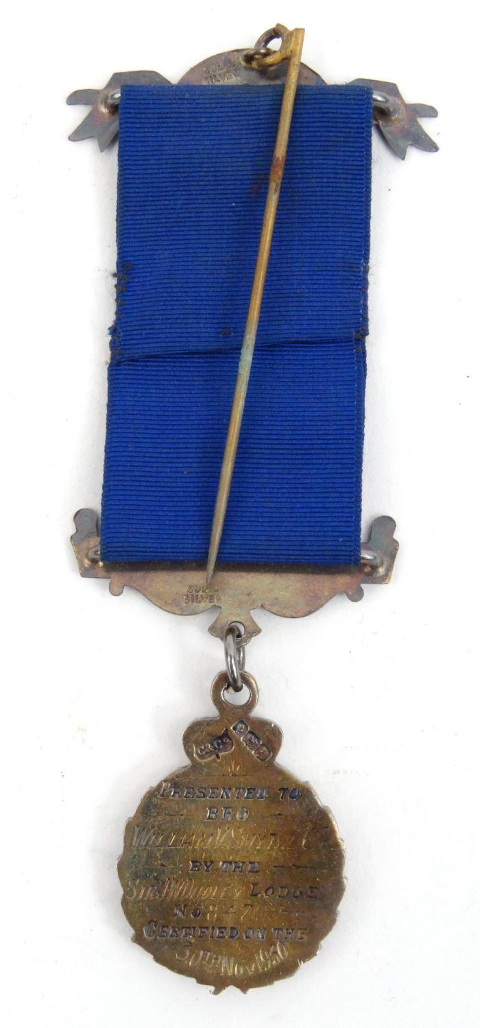Silver R.A.O.B. medal for William V. Smythe, with bar and ribbons, housed in a box : For Condition - Image 3 of 4