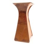 Sam Faranoff waisted copper vase, 28cm high : For Condition Reports please visit www.