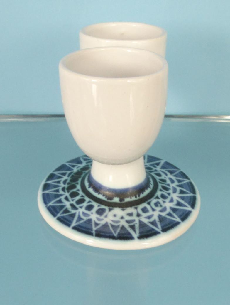 Troika St Ives double eggcup, 9.5cm high : For Condition Reports please visit www. - Image 2 of 5