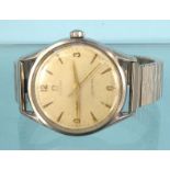 Omega Seamaster stainless steel gentleman's wristwatch, 3.5cm diameter : For Condition Reports